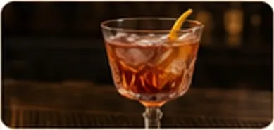 Evening cocktails moment