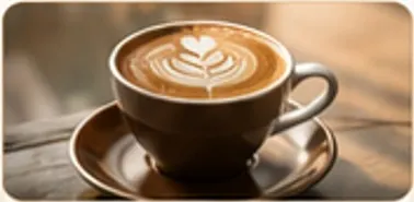 Morning coffee moment